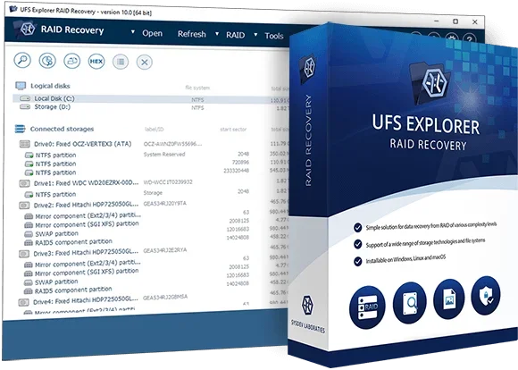 UFS Explorer RAID Recovery